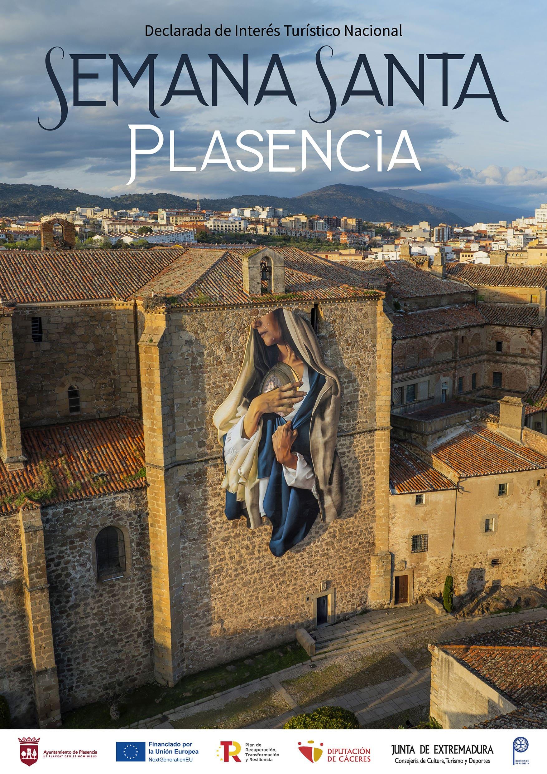 Cartel de Semana Santa en Plasencia 2026